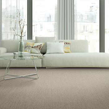 Light Nylon carpet installed in a family home